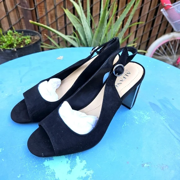 Alfani Step Block Heel Sandals Size 6M - Picture 1 of 16